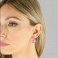 Pendientes Rosati Sharada con Cristal Rosa XOR640RS