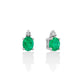 Orecchini Gemme Preziose con Smeraldi e Diamanti ERD2702