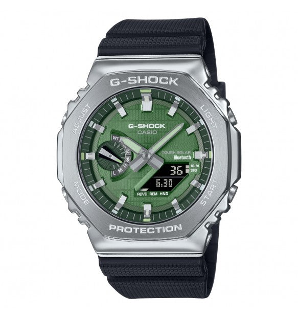 Orologio Uomo G-Shock Bluetooth Nero e Verde GBM-2100A-1A3ER