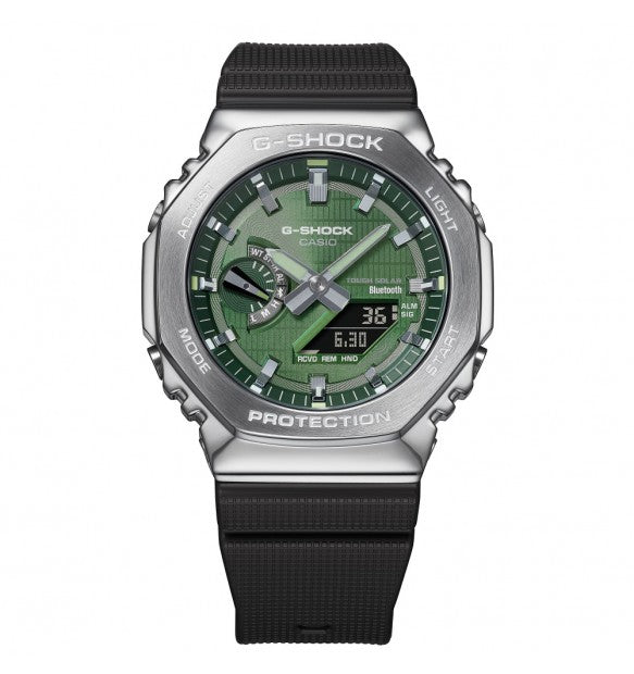 Orologio Uomo G-Shock Bluetooth Nero e Verde GBM-2100A-1A3ER