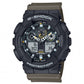 Orologio Uomo G-Shock Classic Nero e Marrone GA-100TU-1A3ER