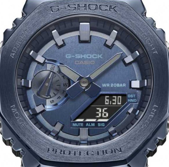 Orologio Uomo G-Shock Metal Covered Blu GM-2100N-2AER