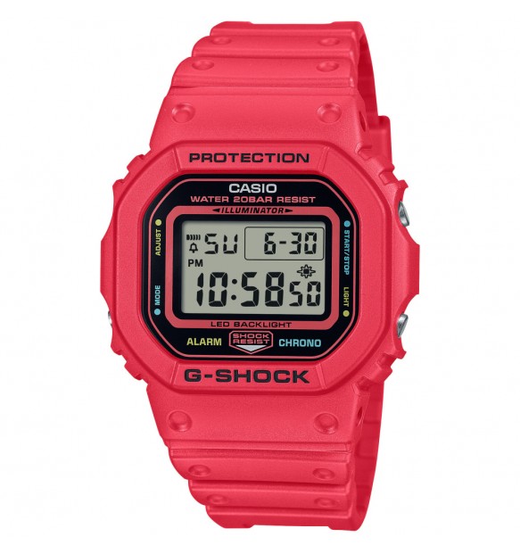 Orologio Uomo G-Shock The Origin Rosso DW-5600EP-4ER