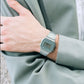 Orologio Vintage Iconic Acciaio e Verde A168WA-3AYES