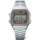 Orologio Vintage Iconic Acciaio e Marrone A168WA-5AYES