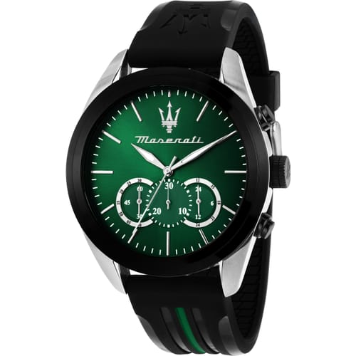 Orologio Uomo Traguardo Nero e Verde R8871612043