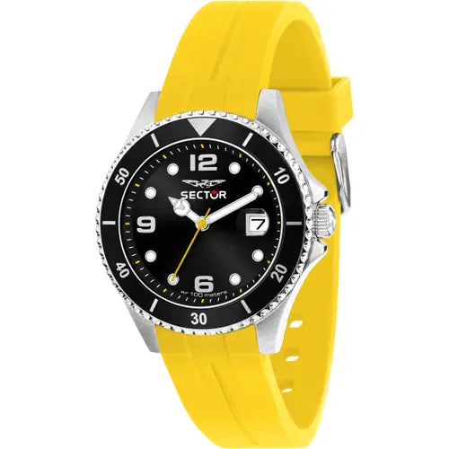 Orologio Uomo 230 Acciaio, Nero e Giallo R3251161058