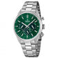 Orologio Uomo Timeless Acciaio e Verde F16820/R