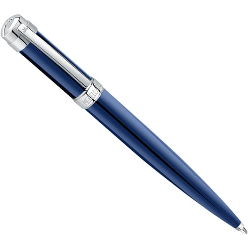 Penna Uomo Design a Sfera Silver e Blu J010711