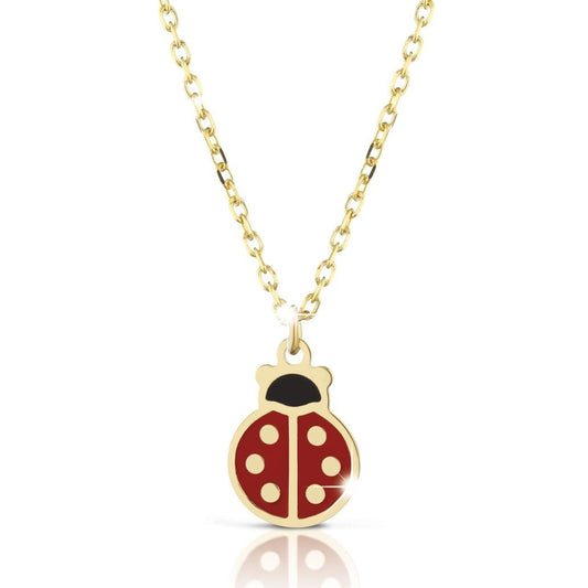 Collana Fortuna con Coccinella in Oro Giallo PMG026