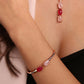 Bracciale Rigido Rosato con Pietre Bicolore WSBZ02019.RQ
