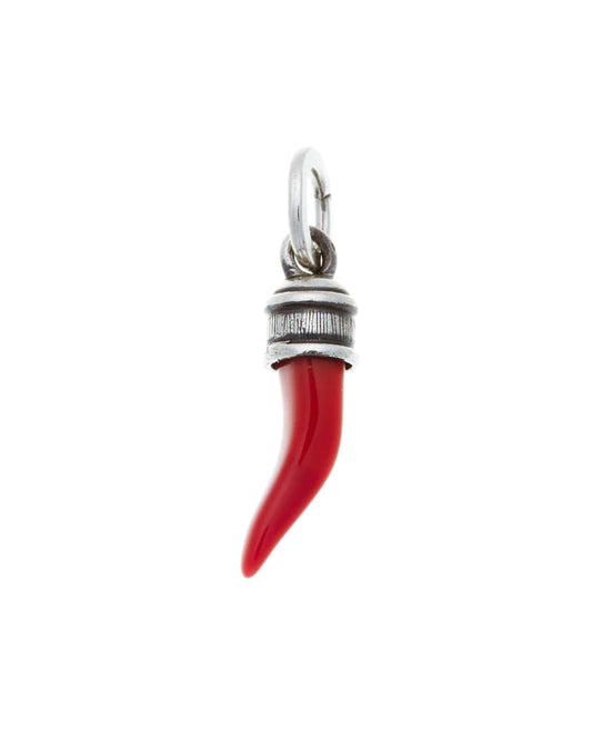 Charm Cuerno Rojo Liso 10168