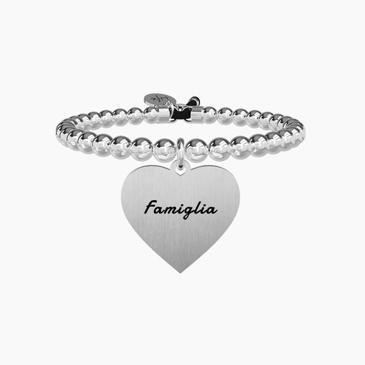 Bracciale Cuore Famiglia Sfere in Acciaio 731327