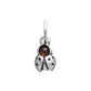 Charm Ladybug con Piedra Siamita Roja 10978