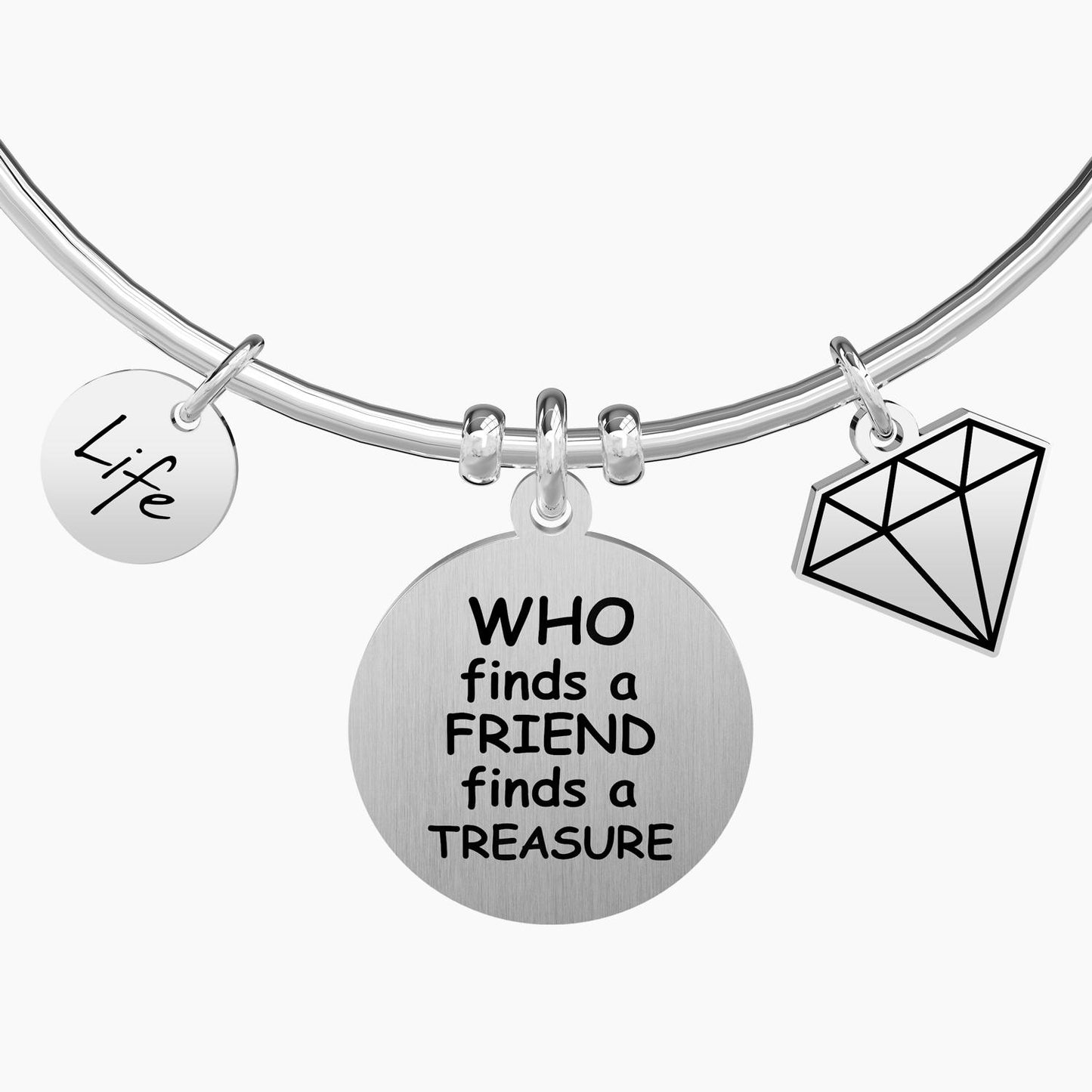 Bracciale Who Finds A Friend Finds A Treasure 731096