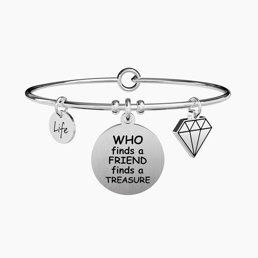 Pulsera Quien Encuentra A Un Amigo Encuentra Un Tesoro 731096