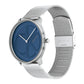 Orologio Uomo Iconic Mesh Argentato e Blu 25200031