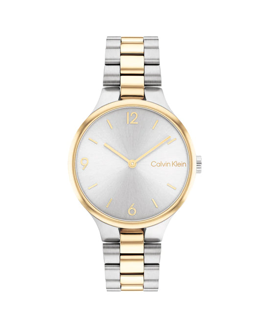 Timeless Linked Silver and Gold Ladies Watch 25200132