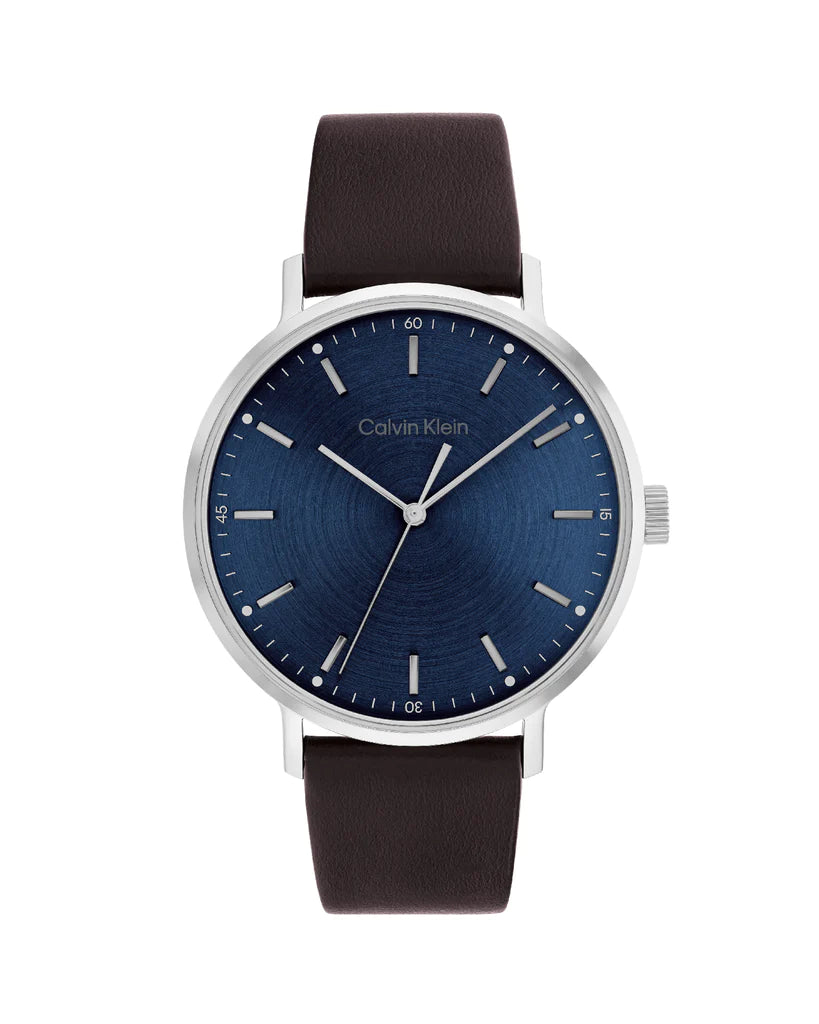 Timeless Modern Mesh Steel, reloj para hombre azul y marrón 25200052