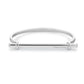 Bracciale Sculptural Elongated Linear Argentato 35000016