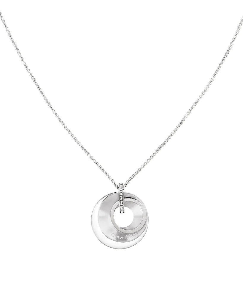 Collana Timeless Argentata con Cristalli 35000157