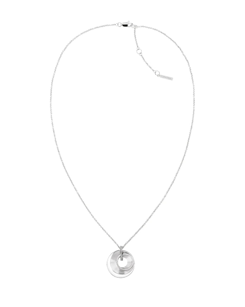 Collana Timeless Argentata con Cristalli 35000157