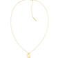 Collana Sculptural Drops Dorata Goccia 35000084