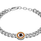 Brazalete AS Roma para hombre en acero B-RB011TAS