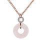 Collar con Dije Doble en Piedras y Circonitas WSBZ01378.RQ