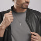 Collar de llave con tachuelas para hombre 553439
