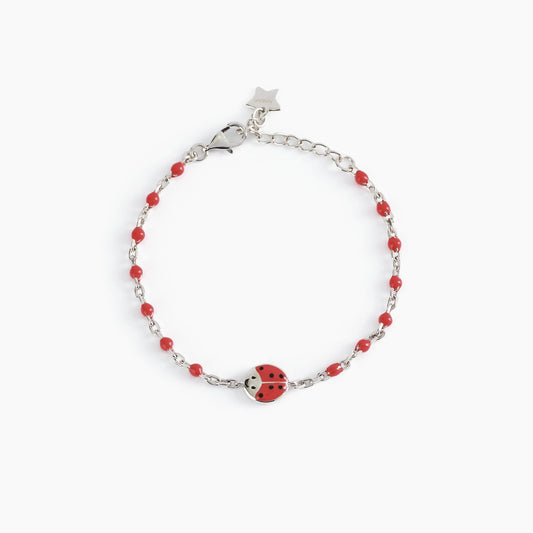 Pulsera Fortunella Mariquita Roja 533482