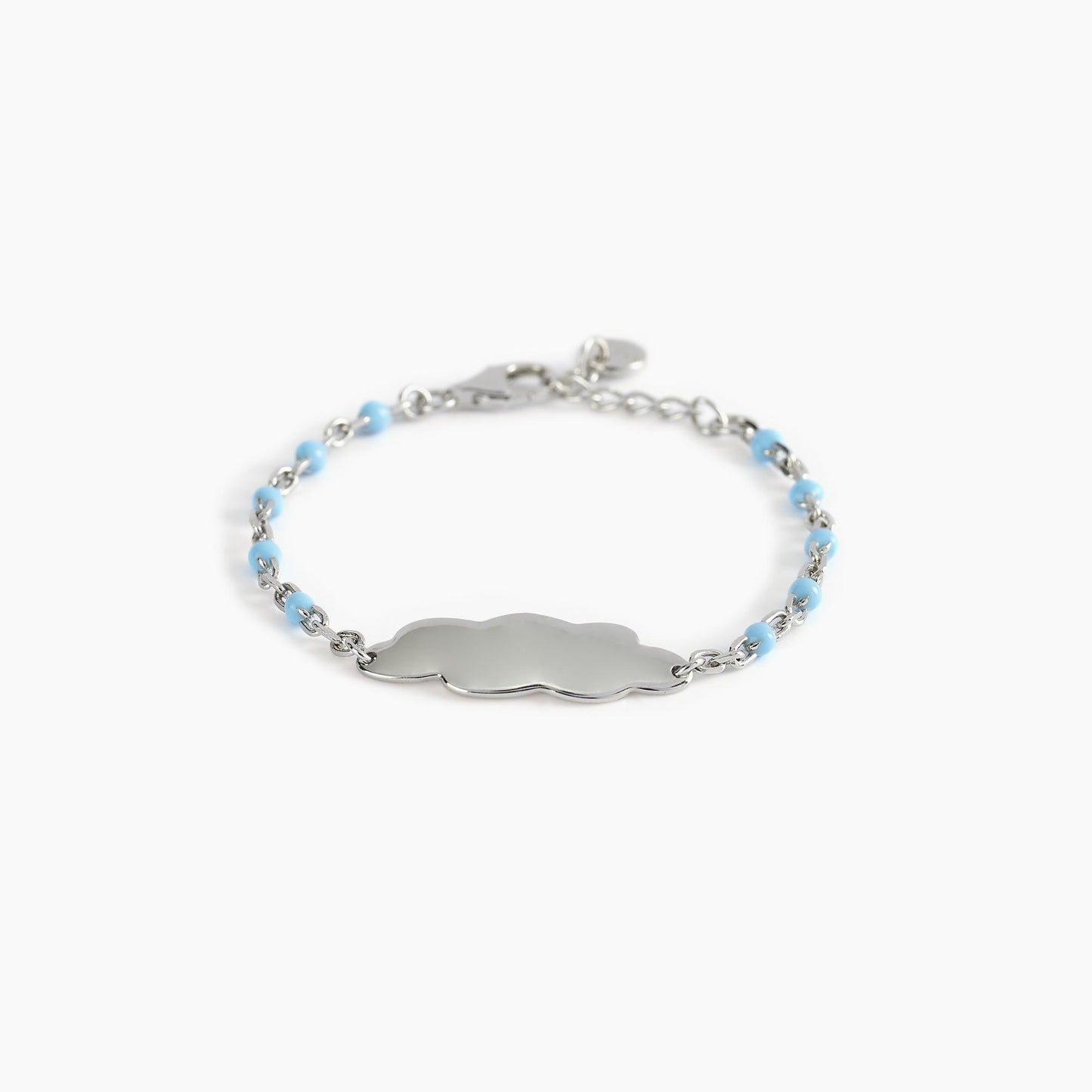 Pulsera Bebé Con Placa En Forma De Nube 533494