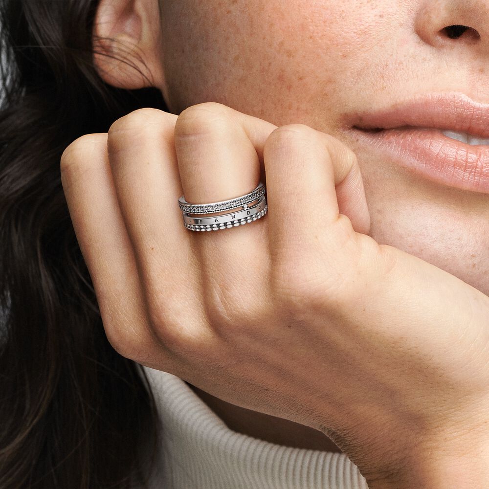 Anillo online pandora triple