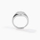 Anillo Chevalier con pavé de circonitas 523202