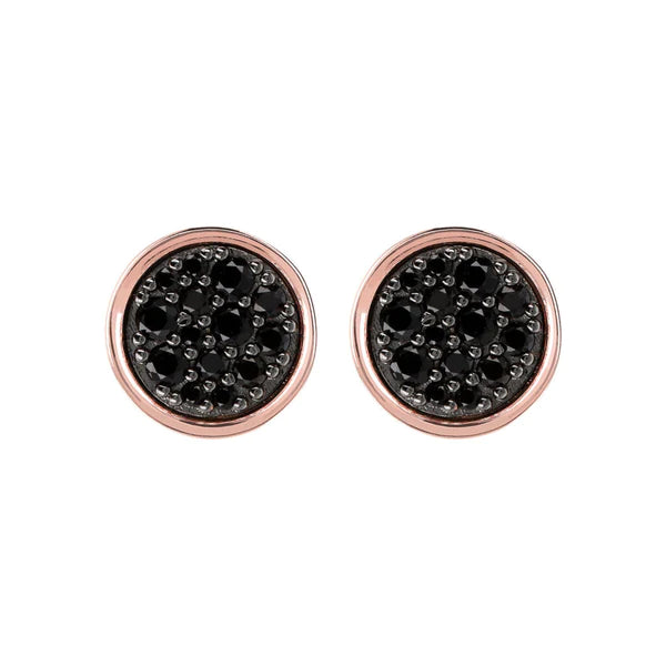 Pendientes Altissima Rosati con Pavé Negro WSBZ01205.BS