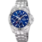 Orologio Uomo Multifunction Blu e Acciaio F20445/2