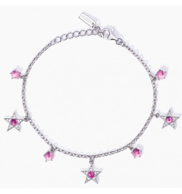 Pulsera Starlet Plata y Rosa 533649