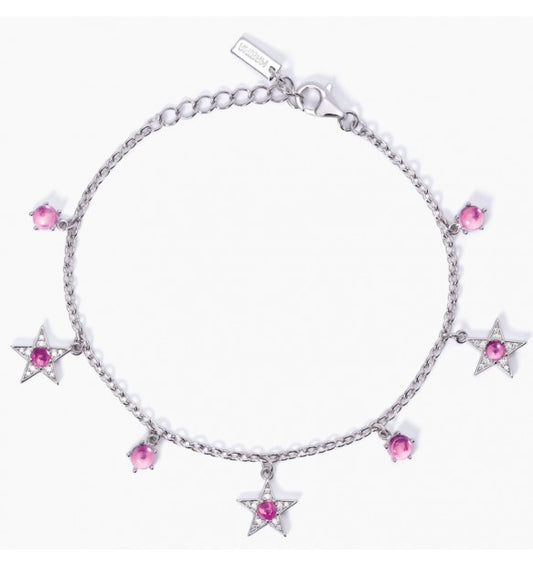 Pulsera Starlet Plata y Rosa 533649