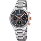 Orologio Donna Boyfriend Acciaio e Nero F20401/4