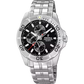 Orologio Uomo Multifunction Nero e Acciaio F20445/3