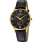Reloj Hombre Negro y Dorado F20567/4