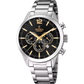 Orologio Uomo Timeless Chronograph Nero e Acciaio F20343/4