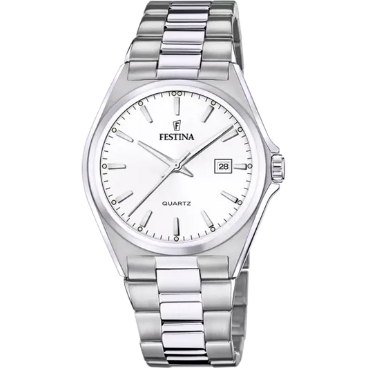 Classics Blanco y acero F20552/2 Reloj para hombre