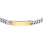 Pulsera Hombre Plata y Cadenas Oro SATX15