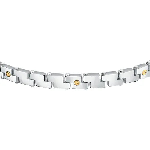 Bracciale Uomo Gold Silver SATM17