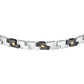 Bracciale Uomo Gold Silver, Nero e Dorato SATM18