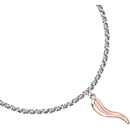 Pulsera Istanti con croissant rosado SAVZ11