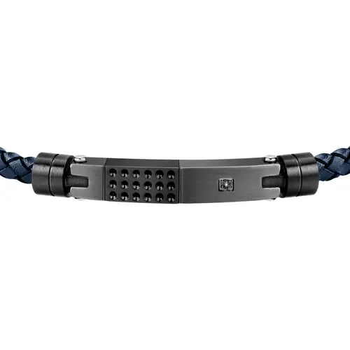 Pulsera Hombre Moody Azul y Negro SQH21