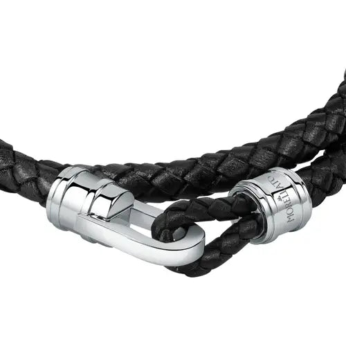 Pulsera Moody Black and Steel SQH37 para hombre