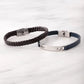 Pulsera Moody Acero y Azul Hombre SQH46